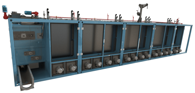 1-1 Main Heat Exchanger Conveyor Side front